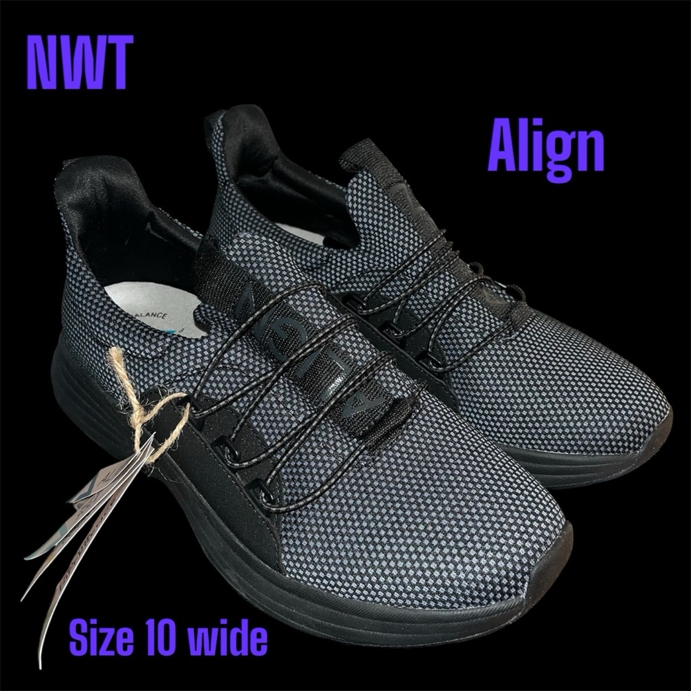 NWT ALIGN slip on sneakers from QVC women’s size 10 wide